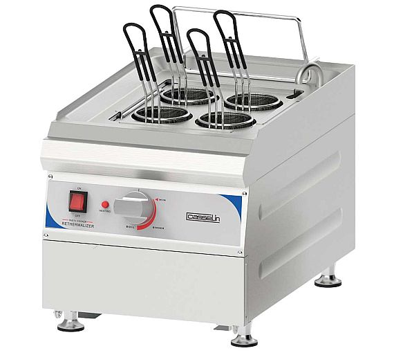 Casselin Cuece Pasta Simple CCAP9 Eléctrico - Fondo 58,7 cm - Capacidad 9 litros