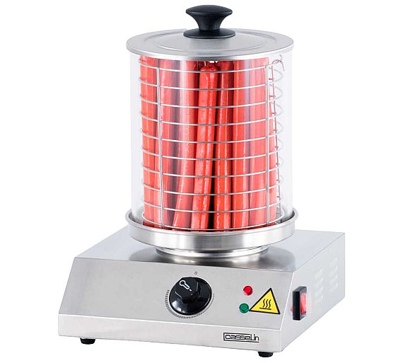 Casselin Máquina para Perritos Calientes CMH2B Con Recipiente de Cocción - Sin Pinchos
