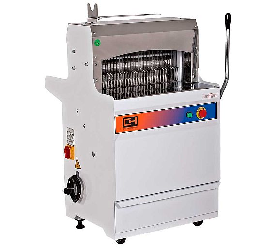 ClimaHosteleria Cortadora de Pan con Empujador EMP3001-13 Espesor 13 mm - Producción 500 rebanadas/h 