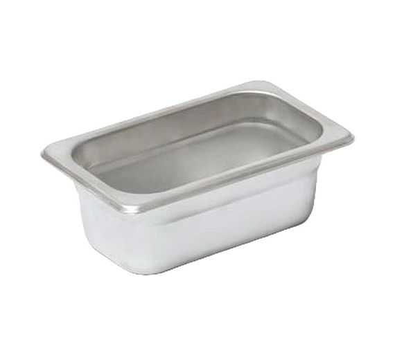 Comas Cubeta Acero Inox 18/10 GN 1/9 Medidas 10,8 x 17,6 cm - Multiuso