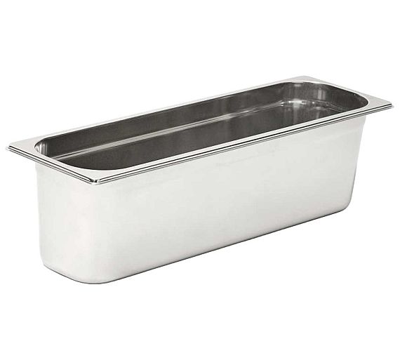 Comas Cubeta Acero Inox 18/10 GN 2/4 Medidas 16,2 x 53 cm - Multiuso