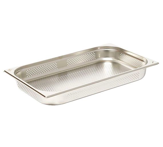 Comas Cubeta Perforada Inox 18/10 GN 1/3 Medidas 17,6 x 32,5 cm - Multiuso
