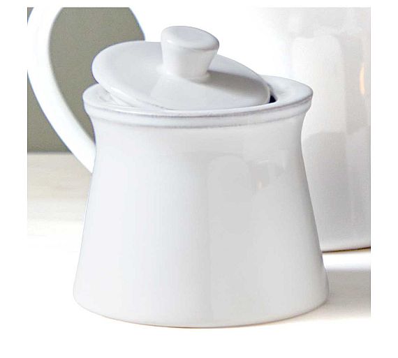 Costa Nova Azucarera Friso Blanco Cerámica Gres - Capacidad 498 ml