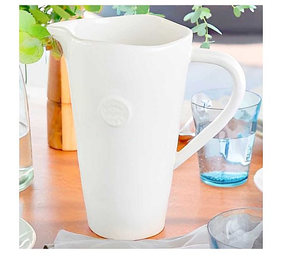 Costa Nova Jarra Nova Blanco Cerámica Gres - Capacidad 1.930 ml
