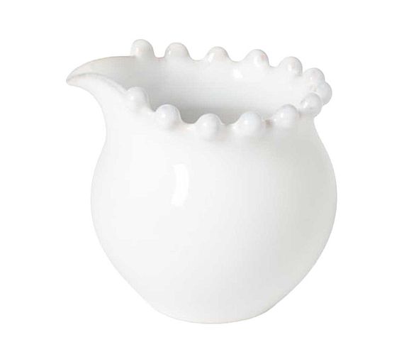 Costa Nova Lechera Pearl Blanco Cerámica Gres - Capacidad 100 ml