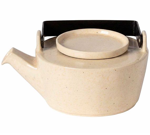 Costa Nova Tetera con Infusor Lagoa Beige Cerámica Gres - Capacidad 600 ml