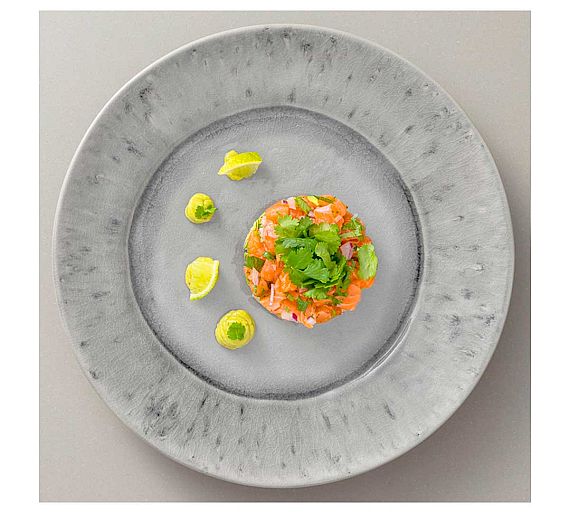 Costa Nova Vajilla Gres Madeira Gris Craquelado Gris