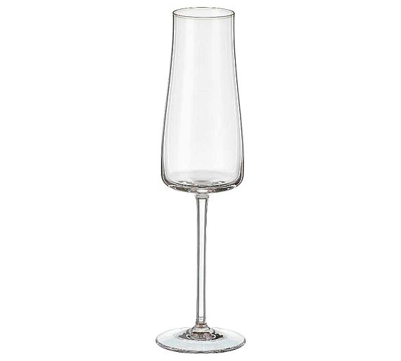 Crystalex Copa Alex Vino Espumoso 21 cl Cristal de Bohemia - Capacidad 210 ml