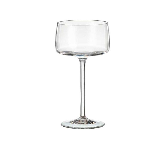 Crystalex Copa Alex Vino Espumoso 22 cl Cristal de Bohemia - Capacidad 220 ml