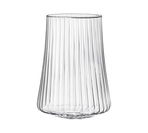 Crystalex Vaso Medio Xtra Óptico 40 cl Cristal de Bohemia - Capacidad 400 ml