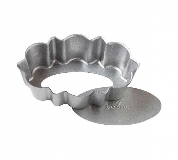 Decora Diseño Tarta Molde Ovalado Mini Tamaño 29 x 20 cm - Acero