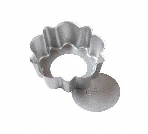 Decora Diseño Tarta Molde Redondo Mini Diámetro 8 cm - Acero