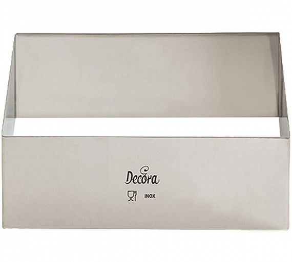 Decora Serie Sagome Inox Molde Inox Rectangular Diámetro 7 a 30 cm - Acero Inox