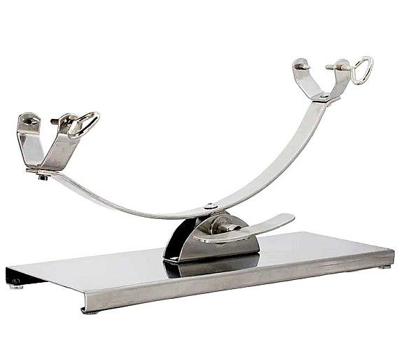 Eutron Jamonero de Corredera Inoxidable Medidas 50 x 18 cm