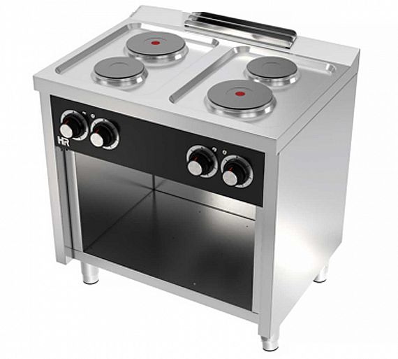 Fainca HR S600 Cocina 4 Placas + Estante Eléctrica - Fondo 60 cm - 4 Placas