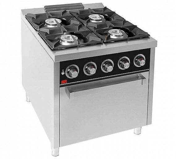 Fainca HR S900 Cocina Horno C4F900HE Gas - Fondo 90 cm - 4 Fogones