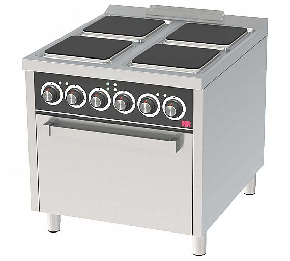 Fainca HR S900 Cocina con Horno CE4P900H Eléctrica - Fondo 90 cm - 4 Placas