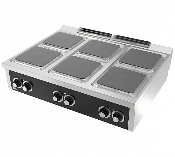 Fainca HR S900 Cocina Sobremesa CE6P900S Eléctrica - Fondo 90 cm - 6 Placas