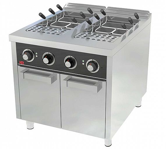 Fainca HR S900 Cuece Pastas CPE 2 Cubas Eléctrico - Fondo 93 cm - Capacidad 40 litros