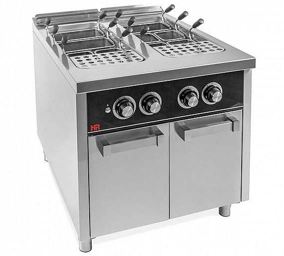 Fainca HR S900 Cuece Pastas CPG 2 Cubas Gas - Fondo 93 cm - Capacidad 40 litros