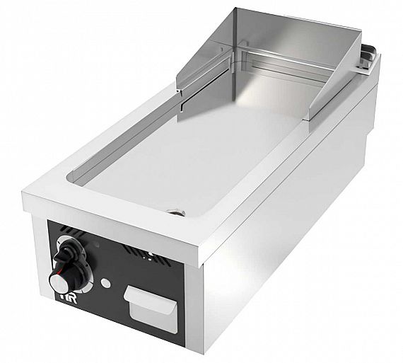 Fainca HR S900 Fry Top Cromo Sobremesa FTE900 Eléctrico - Fondo 93 cm - Potencia 7,5 o 15 kW