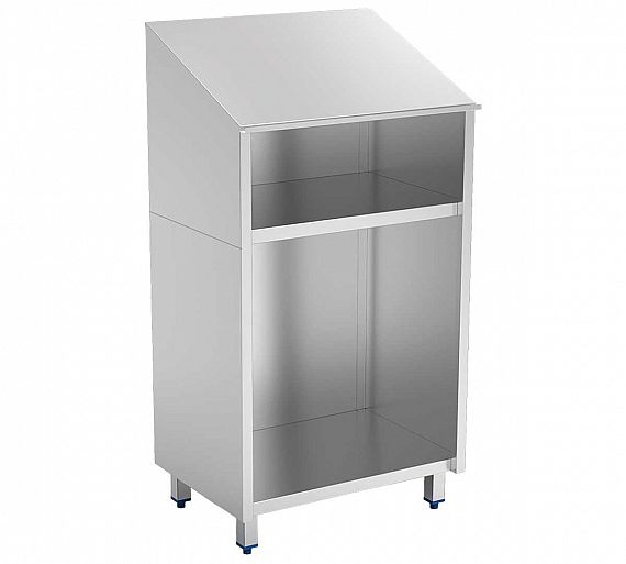 Fricosmos Atril de Recepción Inox Ancho 50,5 cm - Alto 129 cm