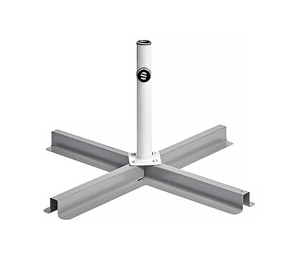 Glatz Base Soporte en Cruz para4 Losas Acero galvanizado