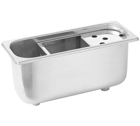 Hendi Lavador de Cucharas para Helado Dimensiones 11 x 27 cm