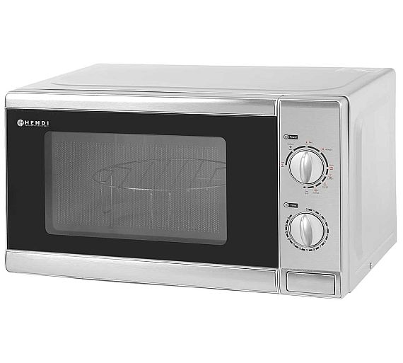 Hendi Microondas Función Asado Manual - Potencia 1,05 kW - Capacidad 20 litros