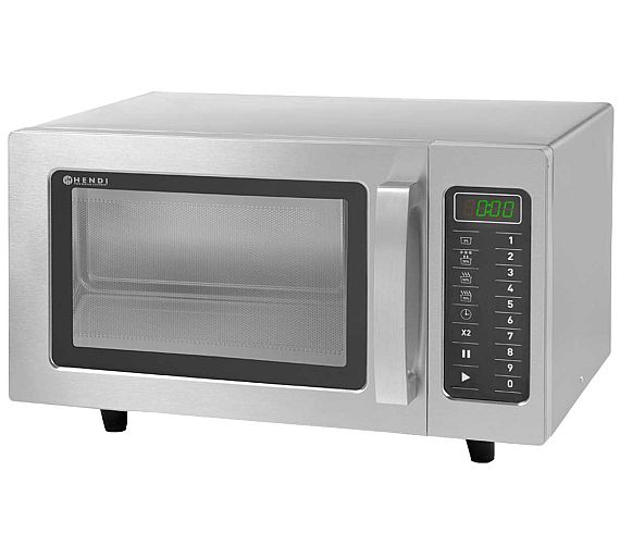 Hendi Microondas Programable 1000W Digital - Potencia 1 kW - Capacidad 23 litros