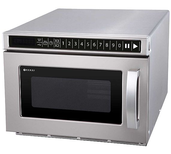 Hendi Microondas Programable USB Digital - Potencia 1,8 kW - Capacidad 18 litros