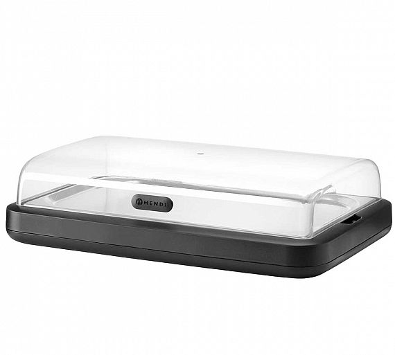 Hendi Expositor con Placa Refrigerante Uniq Ancho 59,3 cm - Alto 14,7 cm