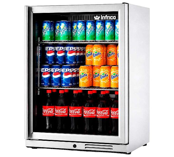 Infrico Expositor Refrigerado Horizontal ERV 15 II XS Capacidad 124 litros