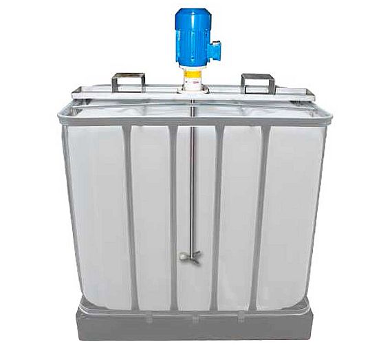 Invia Agitador Extraíble Depósito Plástico Capacidad 600 hasta 1.000 litros