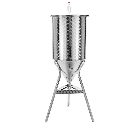 InVia Depósito Fermentador Inox Fondo Cónico Capacidad 35 a 110 litros