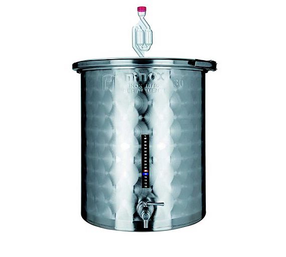 InVia Depósito Fermentador Inox Fondo Plano Capacidad 35 a 110 litros