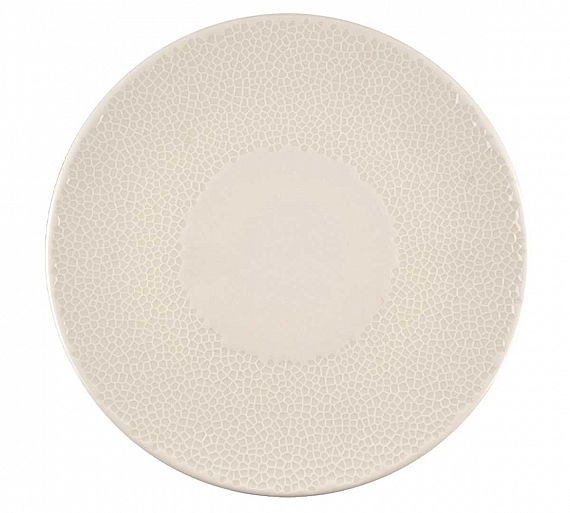 Kütahya Porselen Vajilla Porcelana Wellington Bordes con Textura