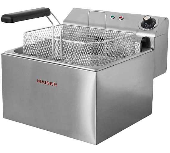Maiser Freidora Eléctrica F12/10C45 Eléctrica - Fondo 32,5 cm - 1 Cuba 12 litros