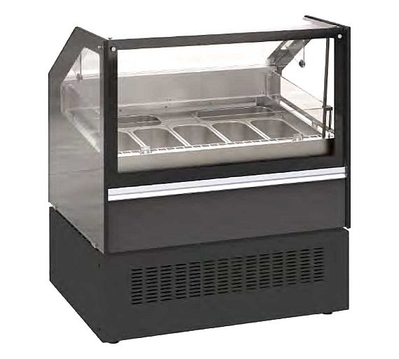 Masquefrio Vitrina de Heladería Ventilada VGE Capacidad 7 o 10 Cubetas