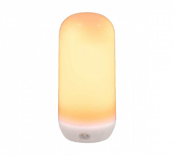 New Garden Bombilla Recargable Candy Luz Cálida & Efecto Llama - Uso Exterior e Interior