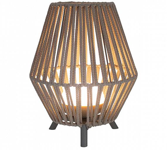 New Garden Lámpara de Mesa Conta 30 Batería Recargable - Uso Exterior e Interior