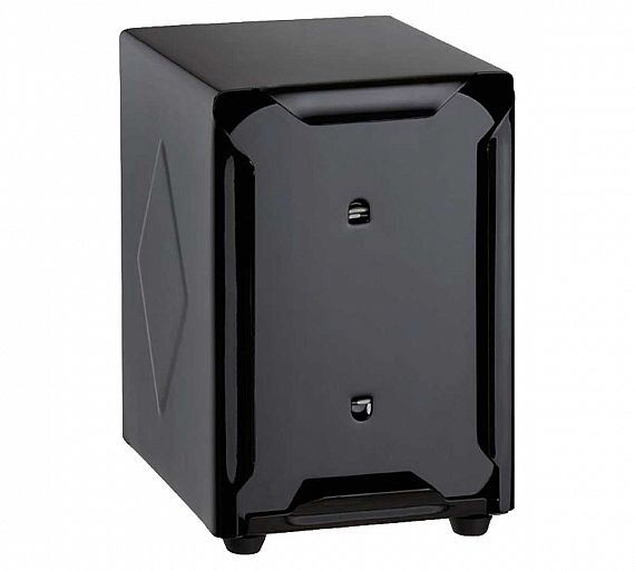 Olympia Dispensador de Servilletas Negro Para Servilletas - Acero Inox