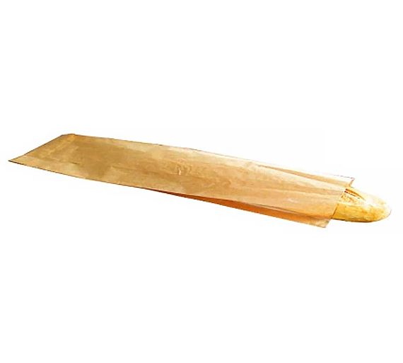 Bolsa Antigrasa Bocadillo (1.000 uds) Papel Kraft - Longitud Útil 34 cm