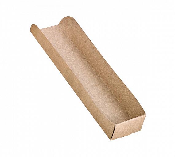 Soporte Hot Dog Kraft Cartón Kraft