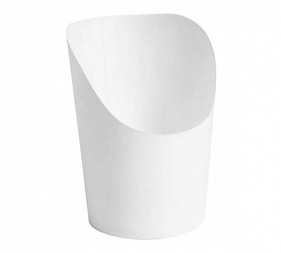 Vaso Burritos Wraps y Snack Blanco Cartón Kraft