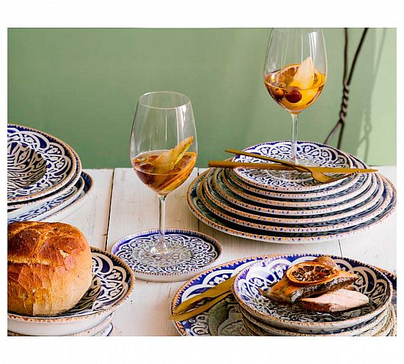 Pioli Vajilla Porcelana Oriental Esmalte Vitrificado