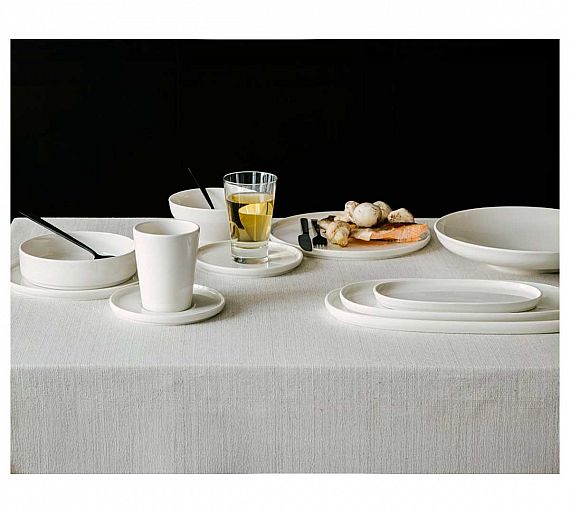 Pioli Vajilla Porcelana Plano Esmalte Vitrificado