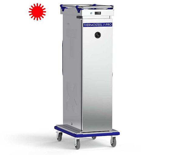 Polibox Carro Thermosteel X-Pro Caliente Altura 164 cm