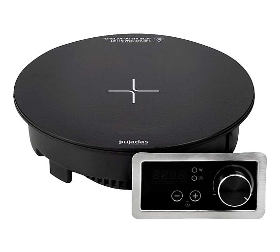 Pujadas Placa de Inducción Mantenedora para Chafing Dish Fondo 24 cm - Potencia 1 kW