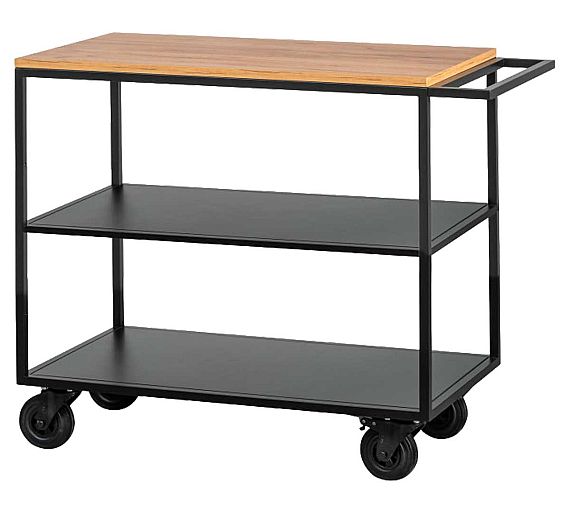 Pujadas Carro de Servicio 3 Niveles Dimensiones 90 x 50 x 88 cm